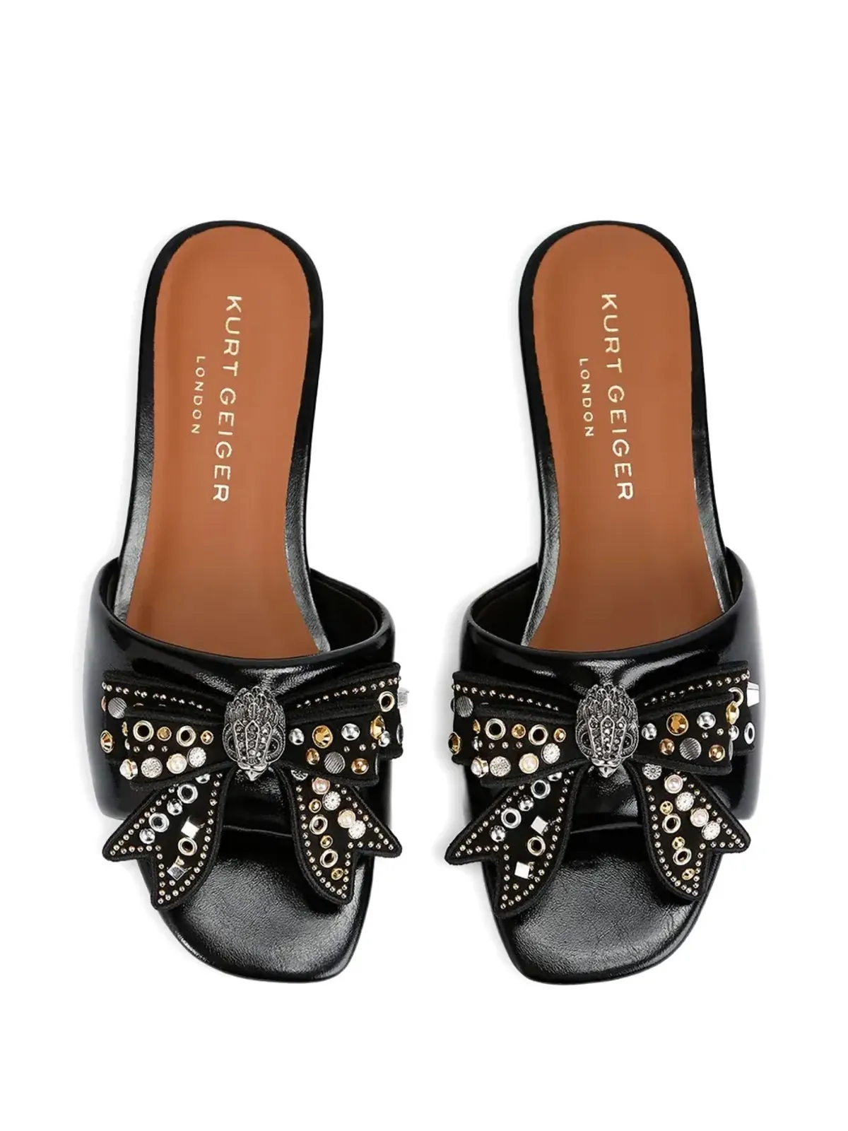 Kurt Geiger London リボン飾りのフラットサンダル - 画像3