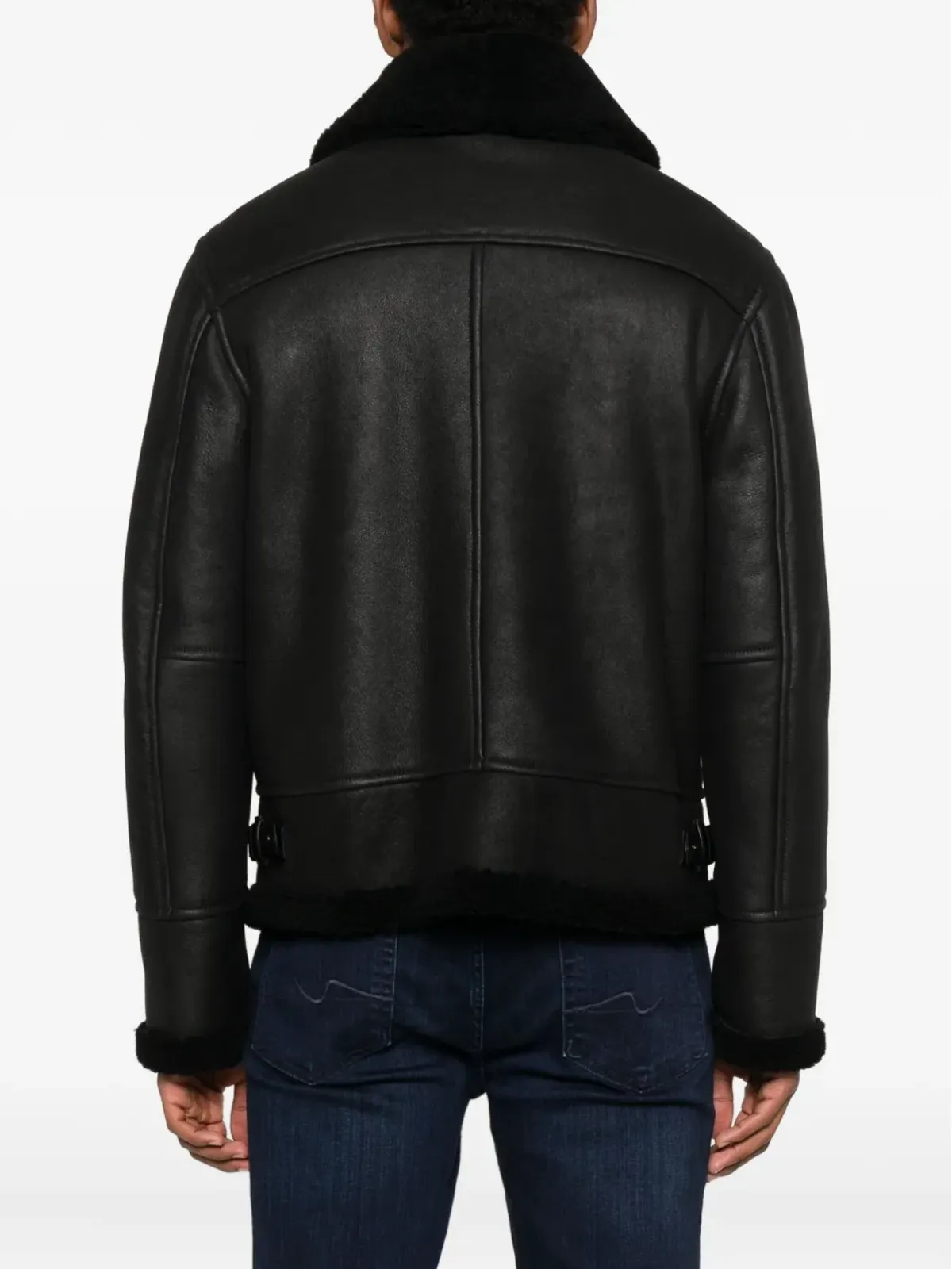 ERALDO Wright suede jacket - Black - 画像4