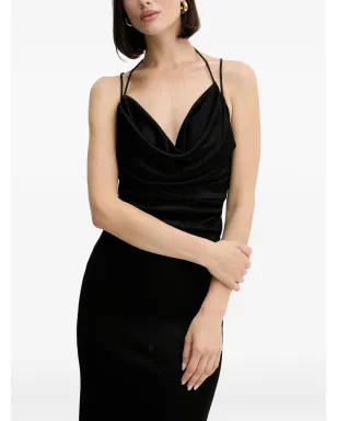 Elisabetta Franchi オープンバックマキシドレス - サムネイル1