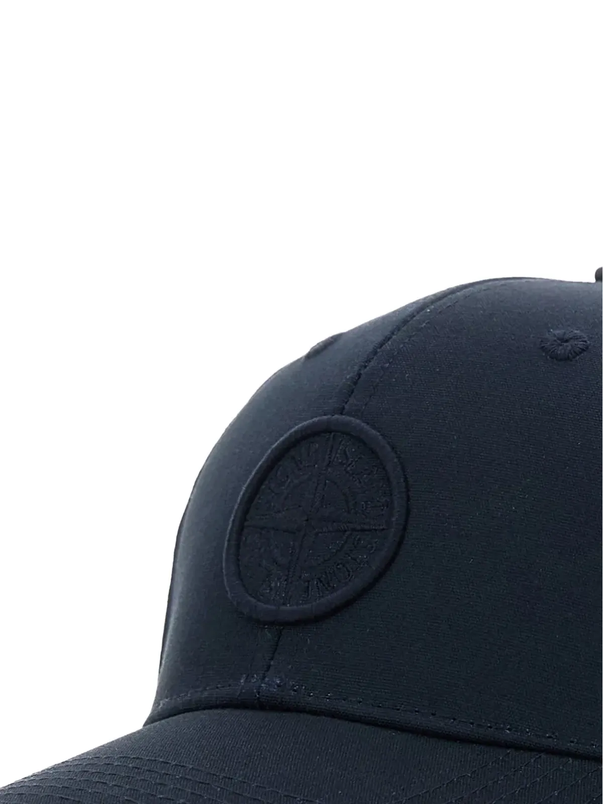 Stone Island Junior ロゴパッチベースボールキャップ - 画像3