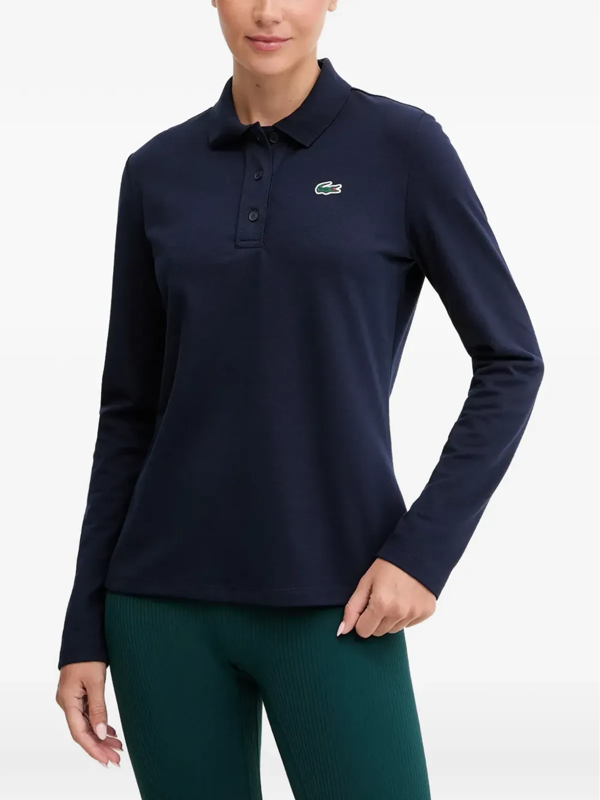 Lacoste 長袖ポロトップ - 画像1