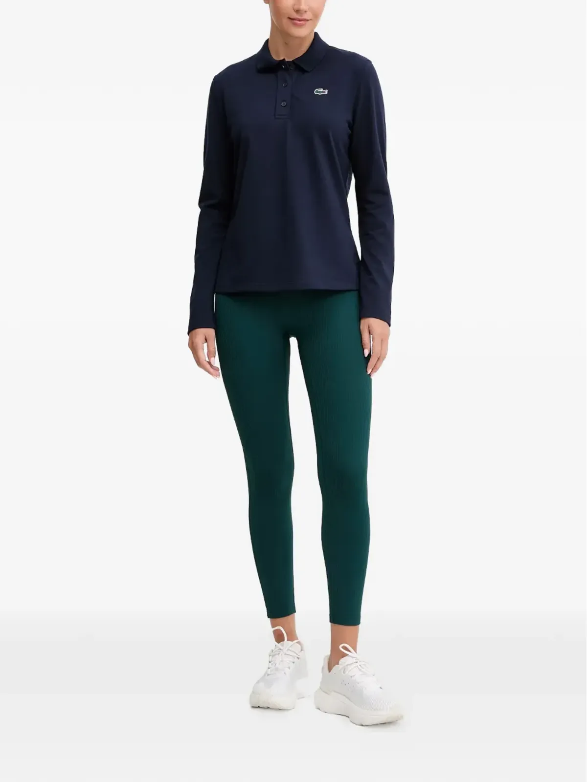 Lacoste 長袖ポロトップ - 画像2