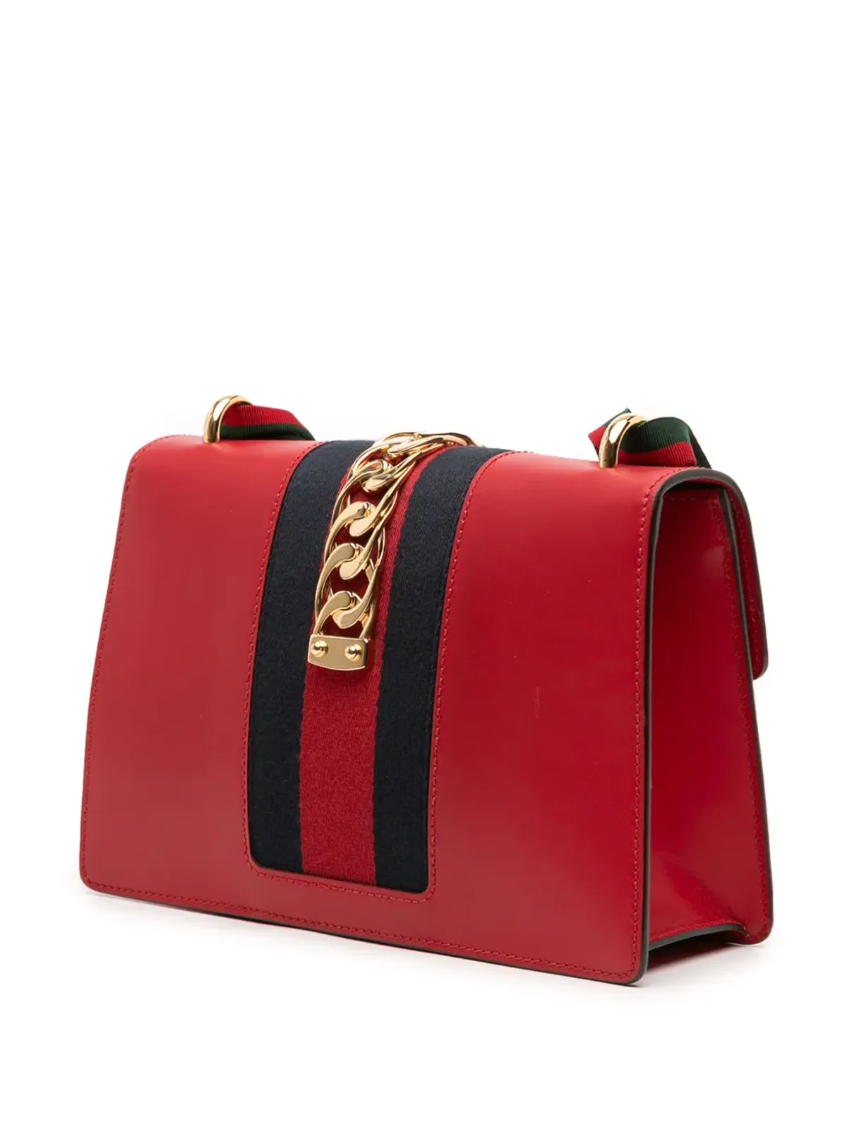 Gucci ビンテージ シルビー サッチェル - 画像3