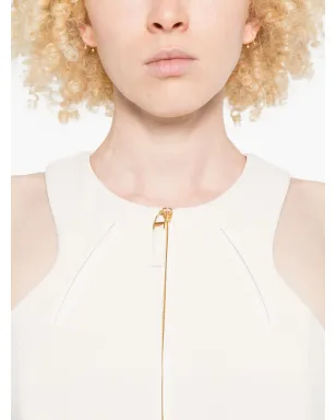 Elisabetta Franchi ジップフロント ノースリーブ ジャンプスーツ - サムネイル5
