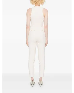 Elisabetta Franchi ジップフロント ノースリーブ ジャンプスーツ - サムネイル4