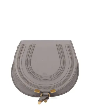Chloé 小さめ Marcie U字型フラップショルダーバッグ - グレー - サムネイル1