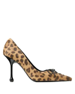 Jimmy Choo Scarlett leopard-print レースアップパンプス - ブラウン - サムネイル1