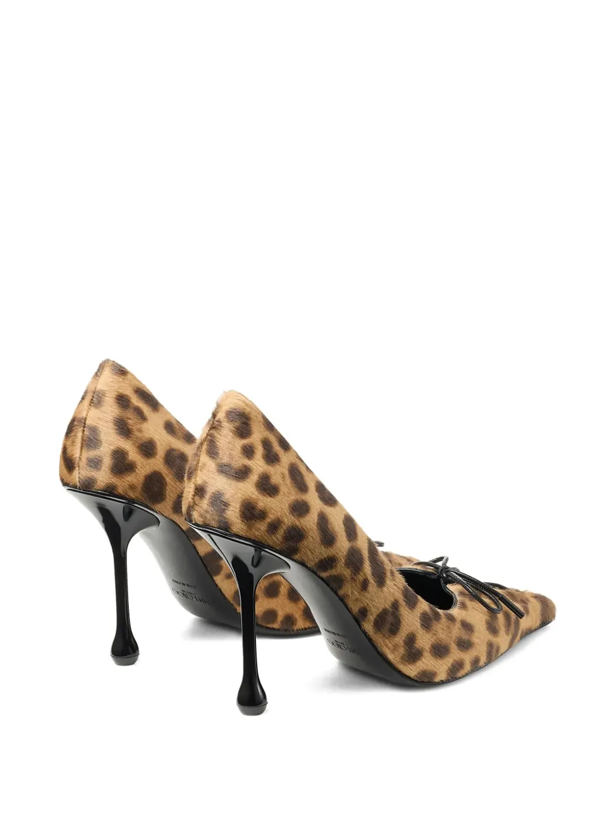Jimmy Choo Scarlett leopard-print レースアップパンプス - ブラウン - 画像5