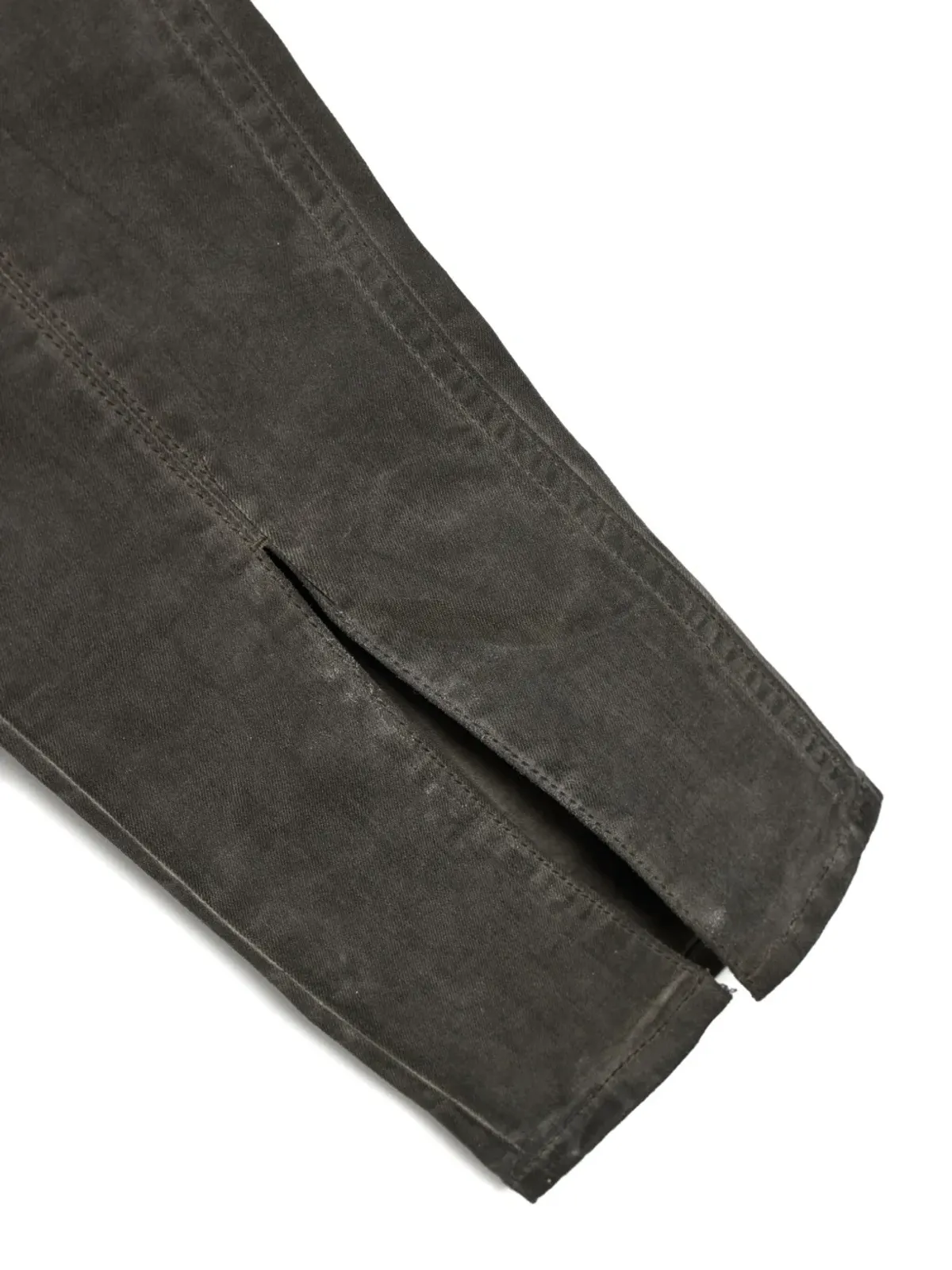 Rick Owens DRKSHDW split-hem denim leggings - Brown - 画像3