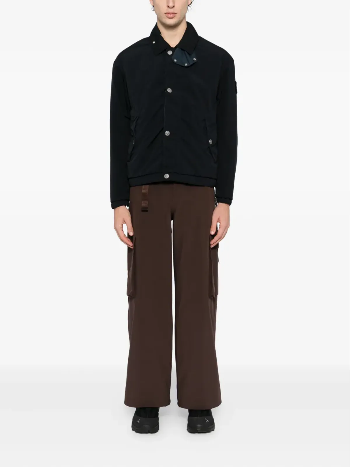 Stone Island ロゴパッチジャケット - 画像2