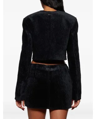 Alexander Wang ベルベット風クロップドジャケット - サムネイル5