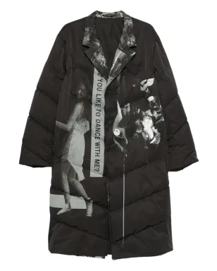Yohji Yamamoto シングルブレスト パディッドコート - サムネイル1