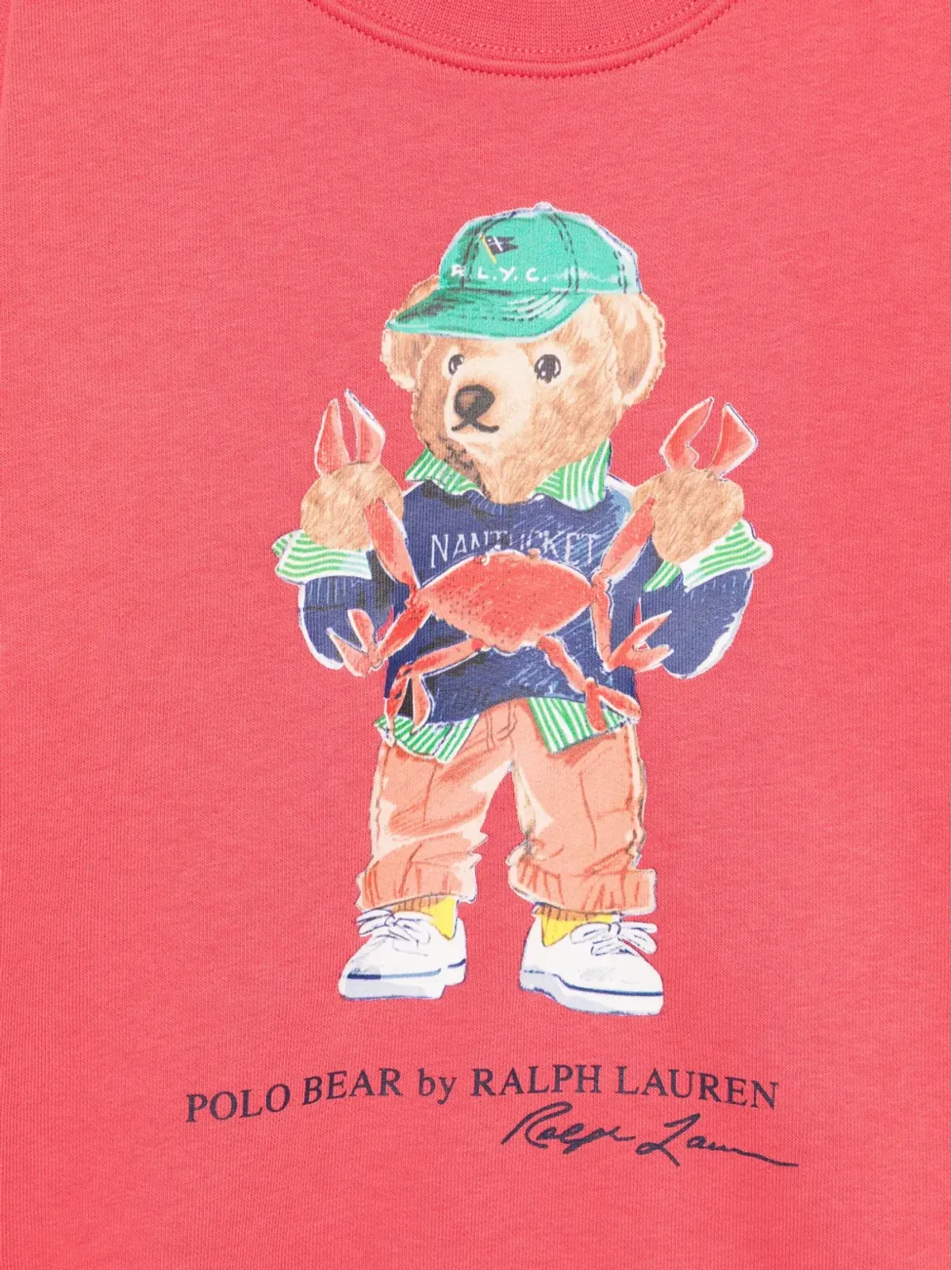 POLO RALPH LAUREN KIDS クマ柄フリーススウェットシャツ - 画像3