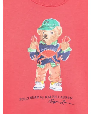 POLO RALPH LAUREN KIDS クマ柄フリーススウェットシャツ - サムネイル3