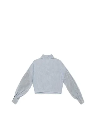 Elisabetta Franchi La Mia Bambina ストライプ刺繍シャツ - サムネイル2
