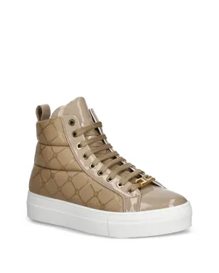 Elisabetta Franchi La Mia Bambina キルテッド ハイトップ スニーカー - サムネイル1