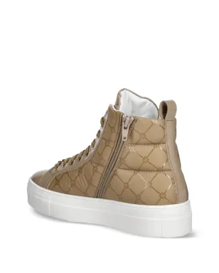 Elisabetta Franchi La Mia Bambina キルテッド ハイトップ スニーカー - サムネイル3
