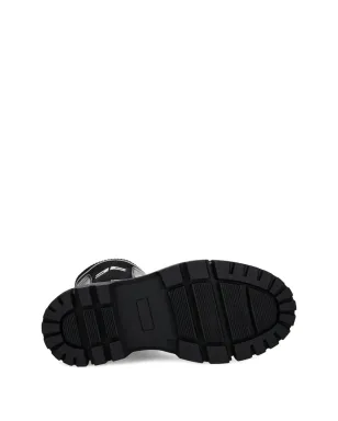 Elisabetta Franchi La Mia Bambina ロゴディテール リブド ブーツ - サムネイル5