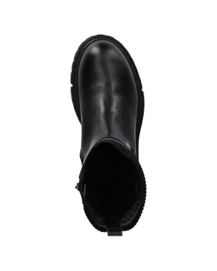 Elisabetta Franchi La Mia Bambina ロゴディテール リブド ブーツ - サムネイル4