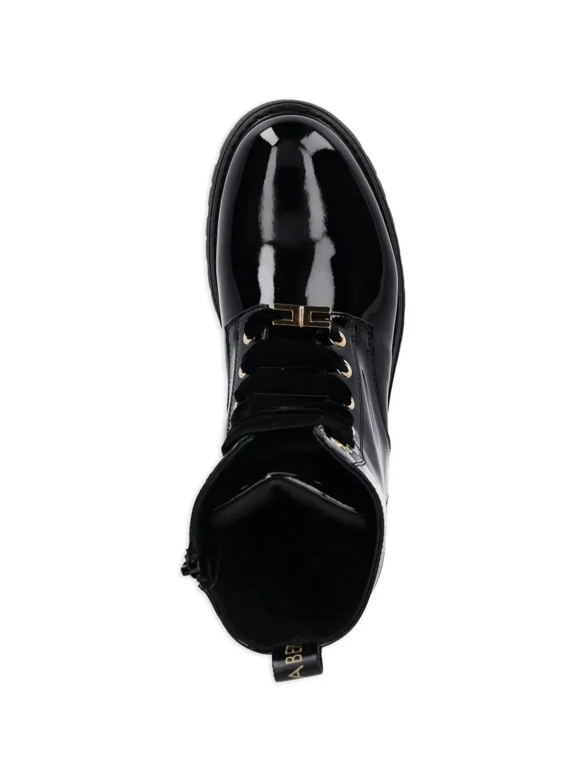 Elisabetta Franchi La Mia Bambina チェーンディテール アンクルブーツ - 画像4