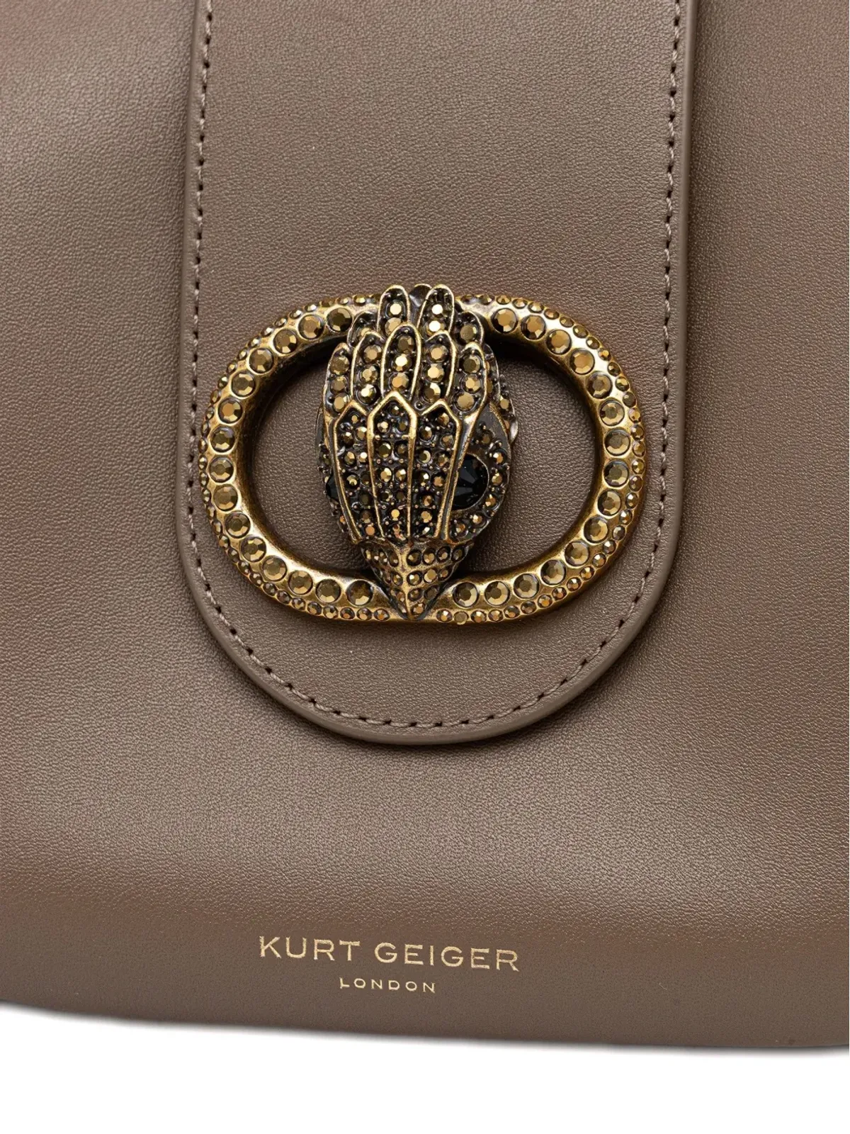 Kurt Geiger London エンベリッシュド トートバッグ ブラウン - 画像4