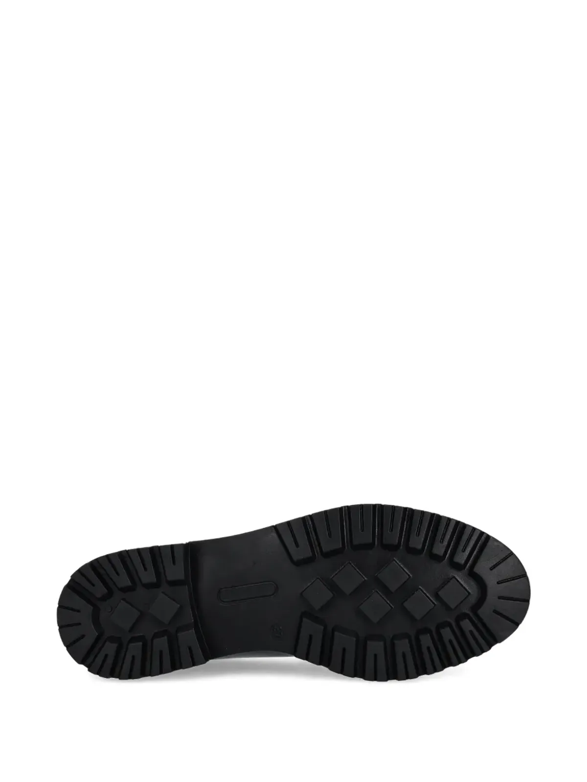 Elisabetta Franchi La Mia Bambina buckle-detail lug-sole loafers - Black - 画像5