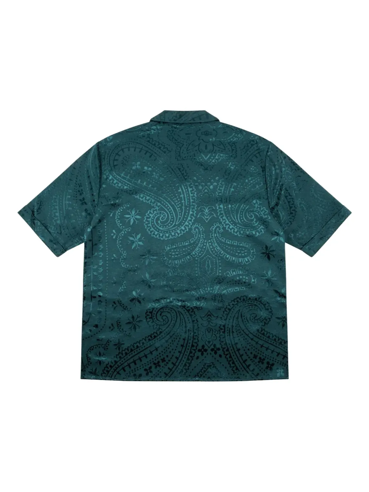 KITH ペイズリープリントシャツ グリーン - 画像2