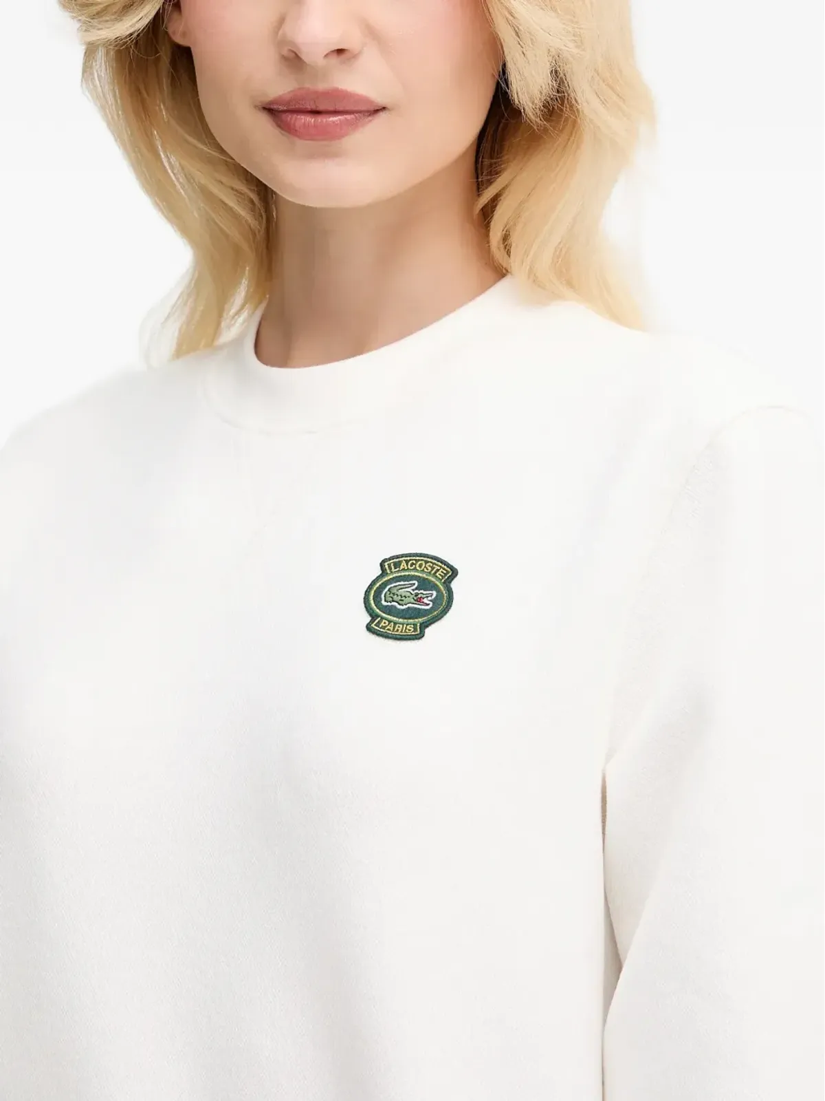 Lacoste ロゴパッチ スウェットシャツ - 画像4