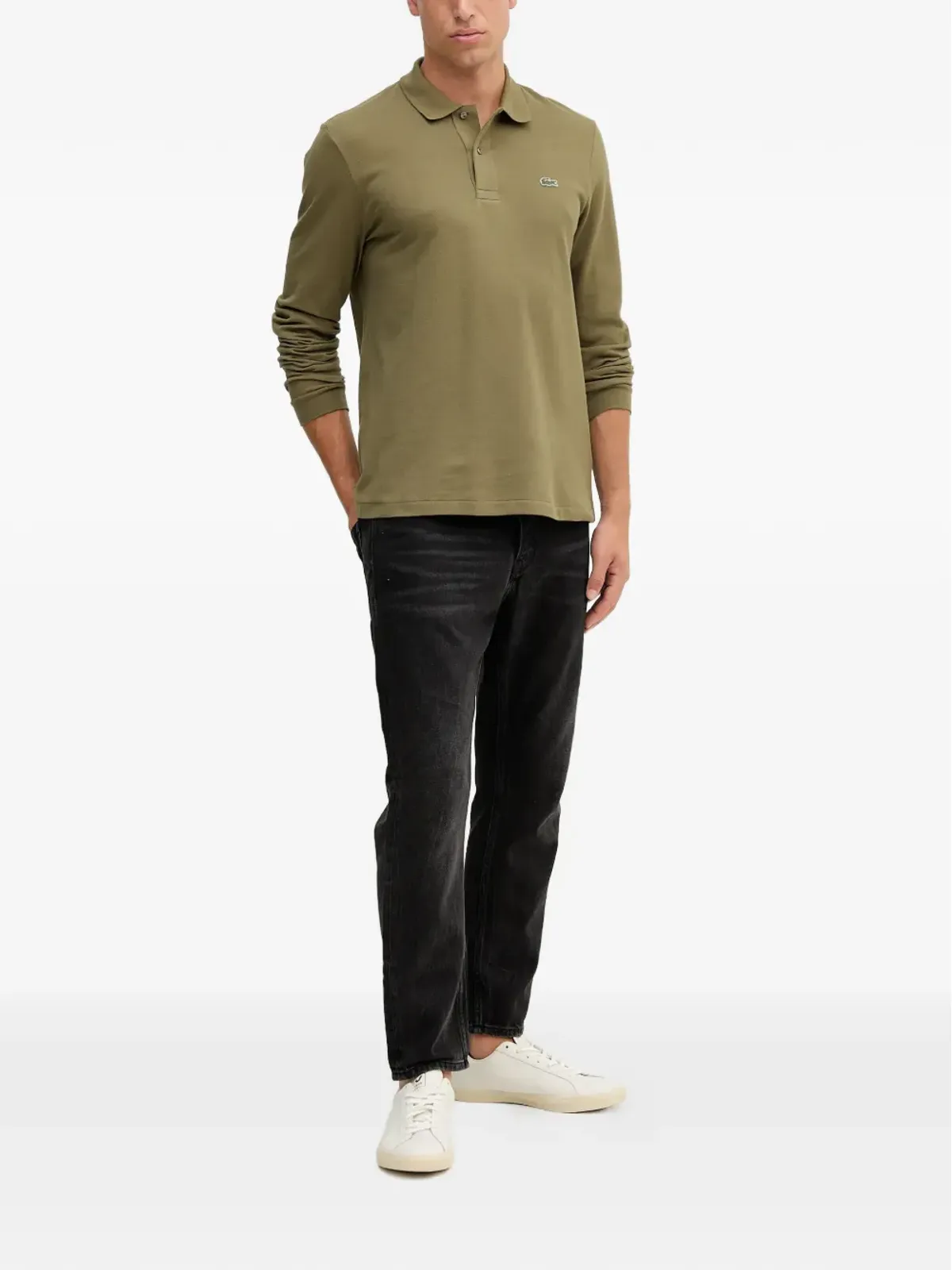 Lacoste ロングスリーブポロシャツ - 画像2