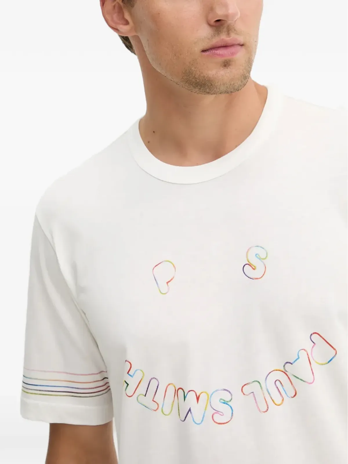 PS Paul Smith ロゴTシャツ - White - 画像5