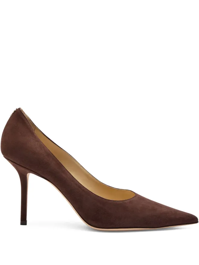 Jimmy Choo Jimmy Choo ラブ ポインテッドパンプス ブラウンの商品画像