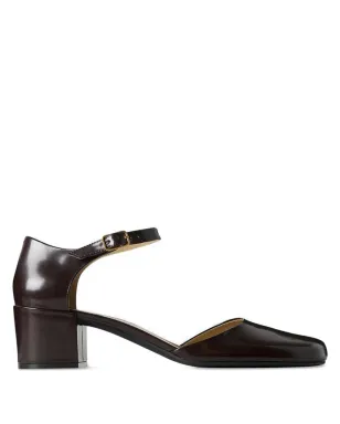 The Row ペネロペ アンクルストラップ ヒールパンプス - ブラウン - サムネイル1