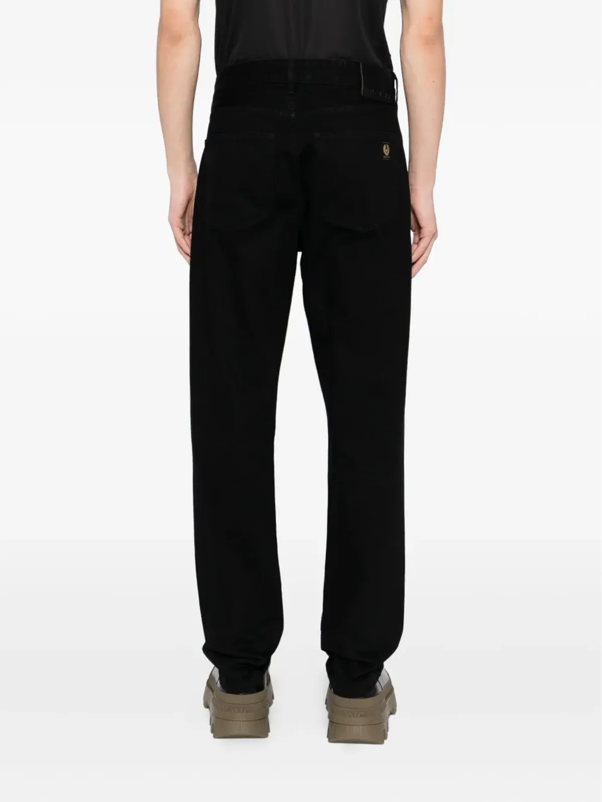 Belstaff B69ストレートレッグジーンズ ブラック - 画像4