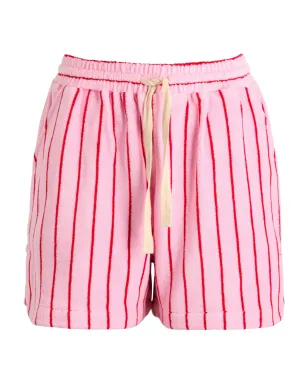 BONGUSTA Naram striped drawstring shorts - Pink - サムネイル1