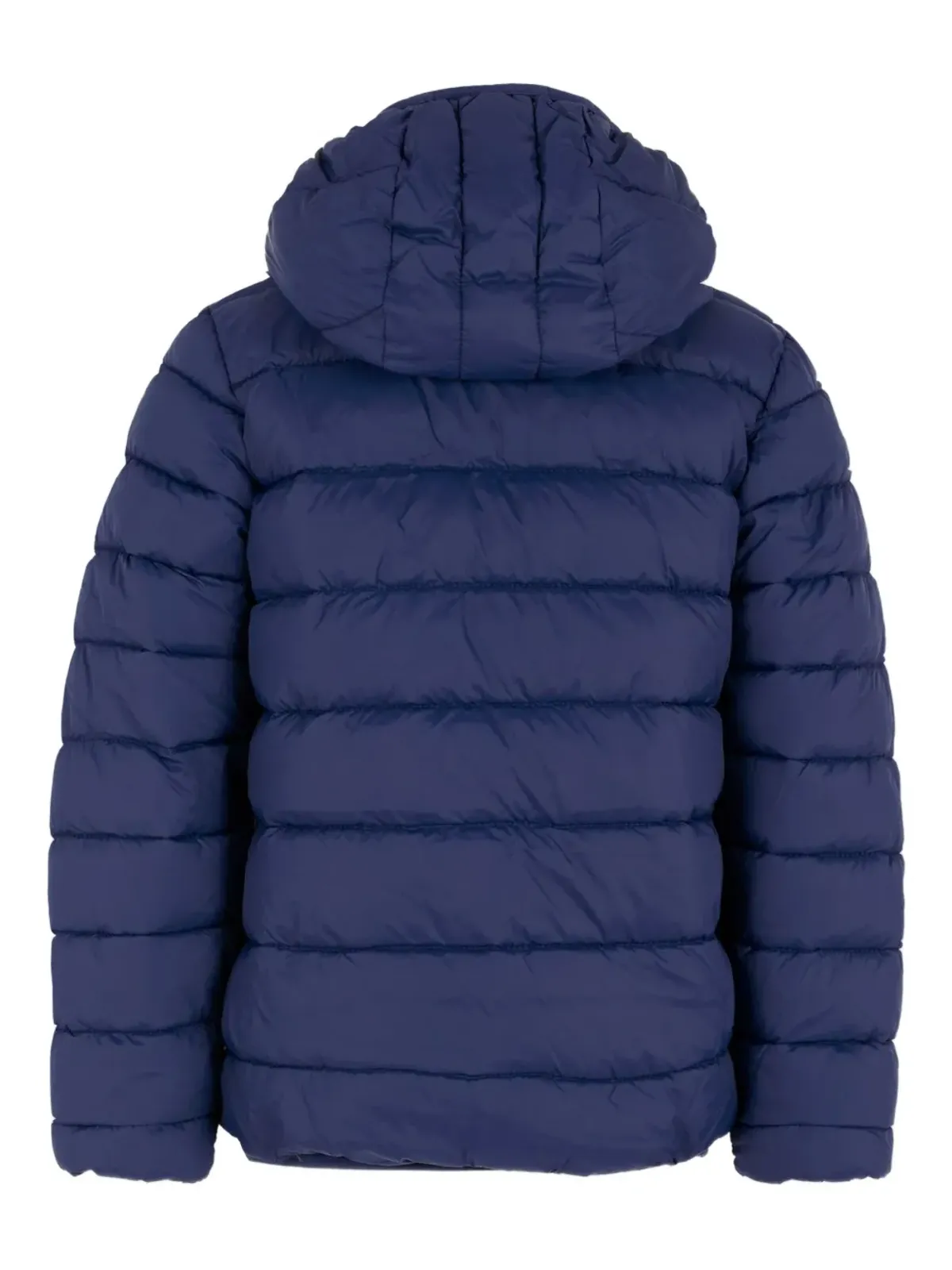 Timberland Kids ロゴディテール キルテッド フーデッドジャケット - ブルー - 画像2