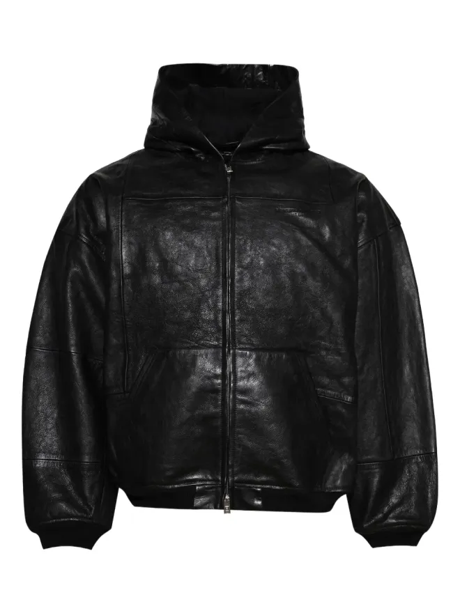 Alexander Wang Alexander Wang パッチワーク フーデッドジャケットの商品画像