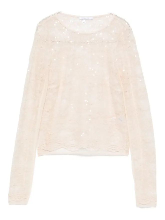 Patrizia Pepe Patrizia Pepe スパンコール装飾のブラウスの商品画像