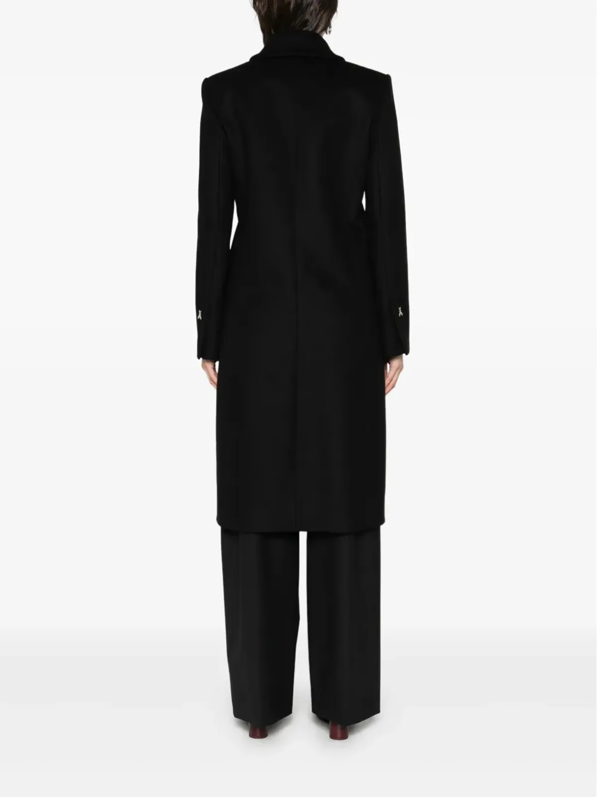 Patrizia Pepe ウール混紡 シングルブレストコート - 画像4