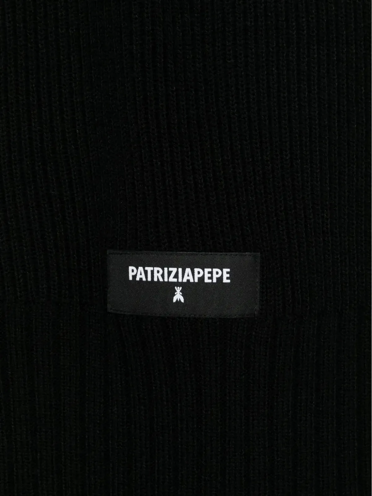 Patrizia Pepe ウール混紡ストール - ブラック - 画像3