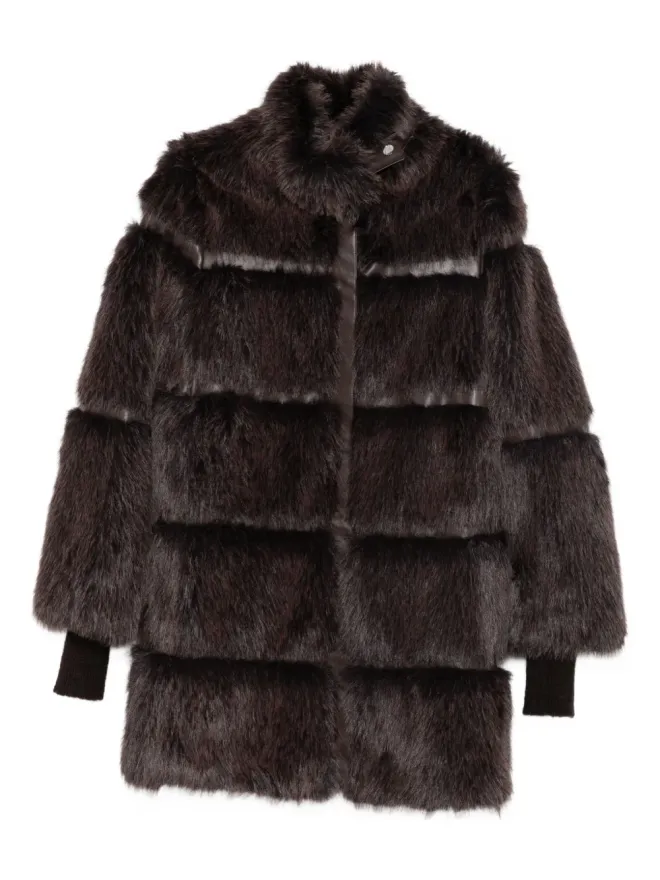Patrizia Pepe Patrizia Pepe フェイクファー ミディジャケットの商品画像