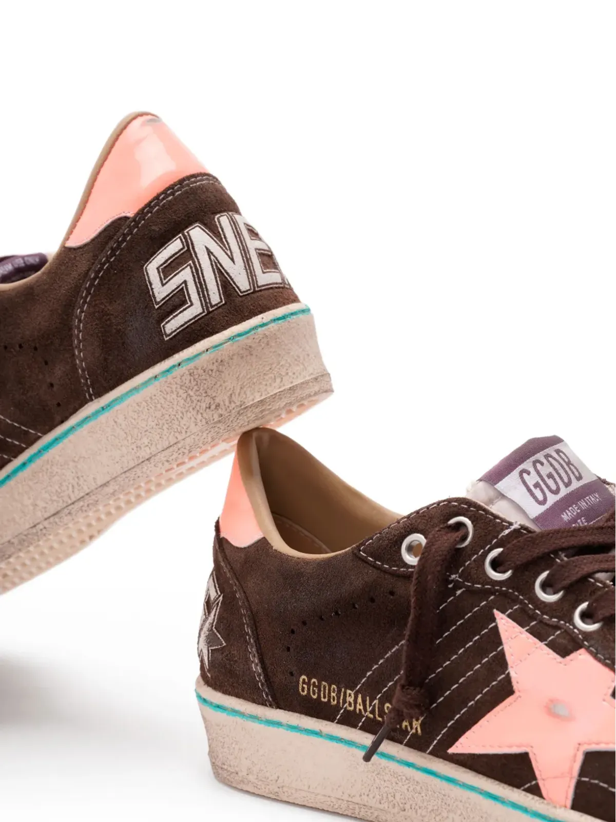 Golden Goose 星のアップリケ付きスエードスニーカー - 画像3