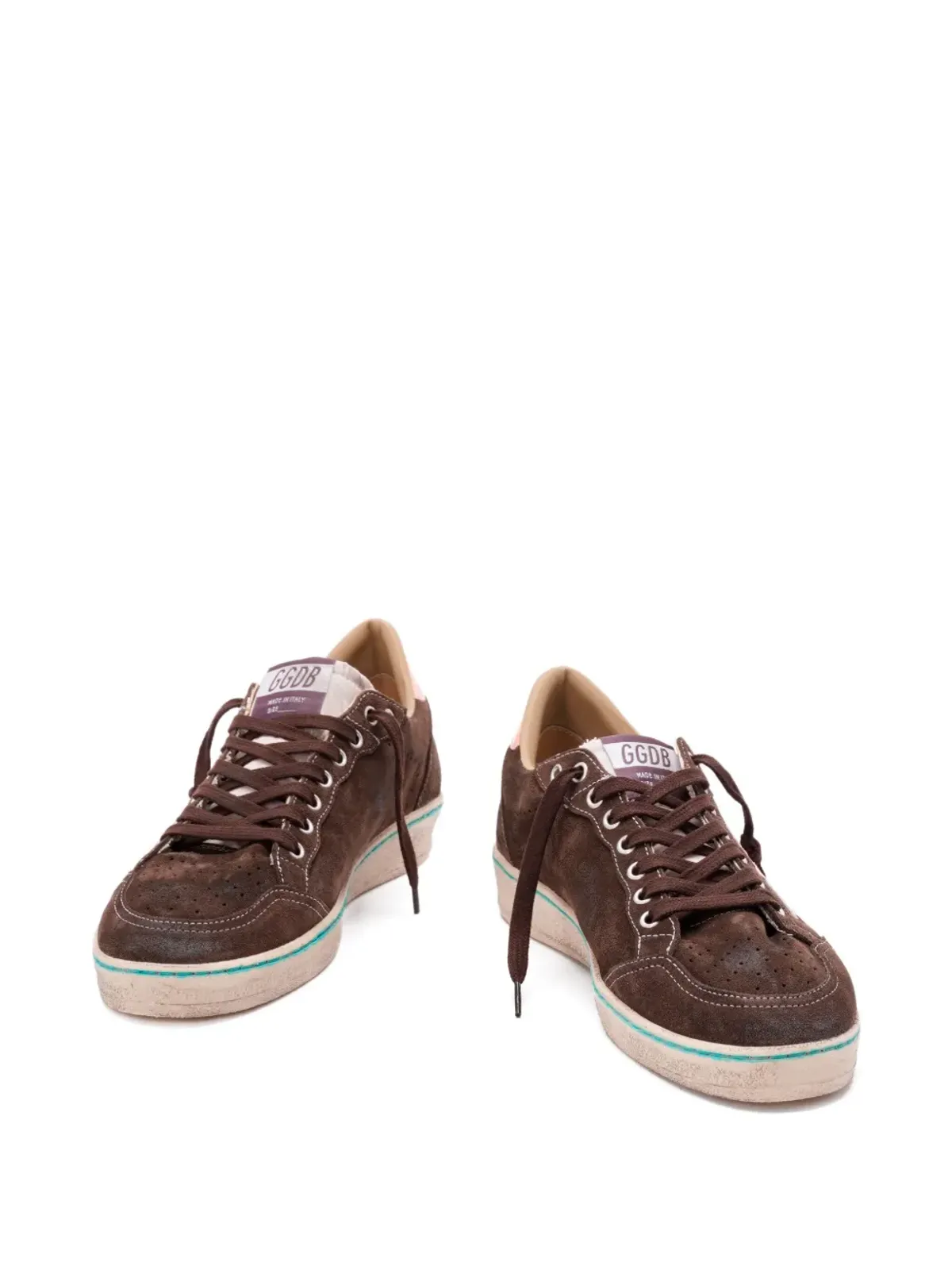 Golden Goose 星のアップリケ付きスエードスニーカー - 画像4