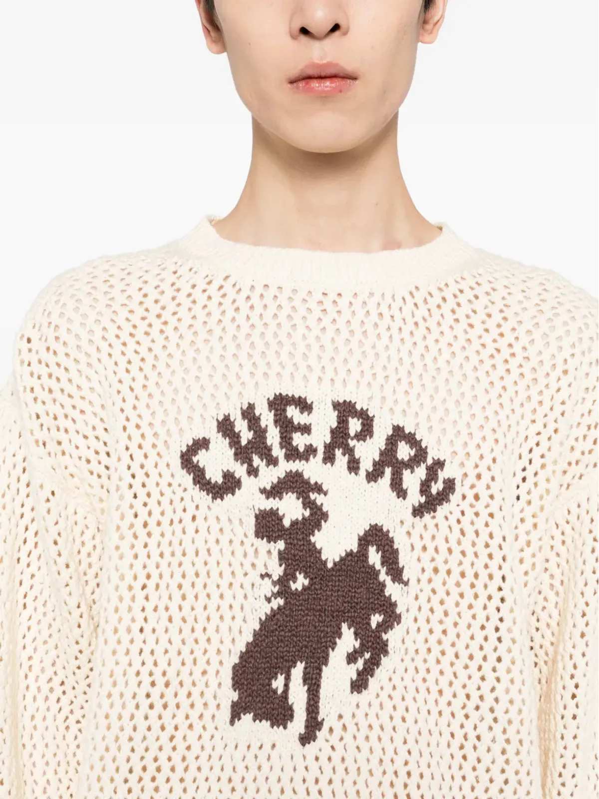 Cherry LA ロゴ刺繍ニットセーター - 画像5