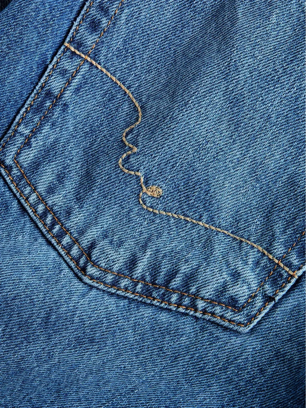 Free People East Bay カフドジーンズ - 画像5