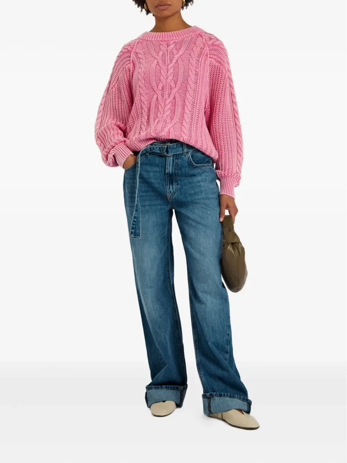 Free People East Bay カフドジーンズ - 画像2
