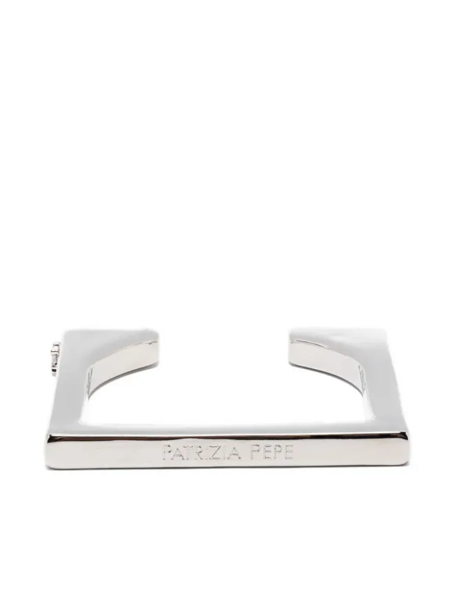 Patrizia Pepe Patrizia Pepe スクエア型バングルブレスレット - Silverの商品画像