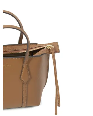 Tory Burch Perry ジップトップ レザー トートバッグ ブラウン - サムネイル4