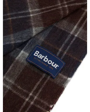 Barbour タータン柄フリンジスカーフ - サムネイル3