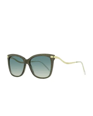 Jimmy Choo Eyewear Steff glitter-effect sunglasses - Grey - サムネイル2