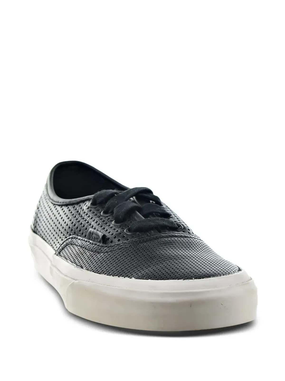 Vans Authentic Dx Square レザー スニーカー ブラック - 画像2